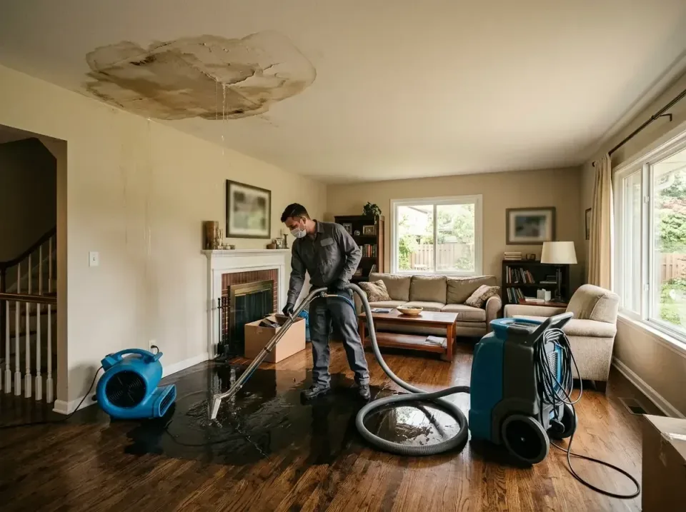 attic-pipe-burst-ceiling-drip-008 — frequently asked questions, Water Damage Restoration & Carpet Care in Akron, OH